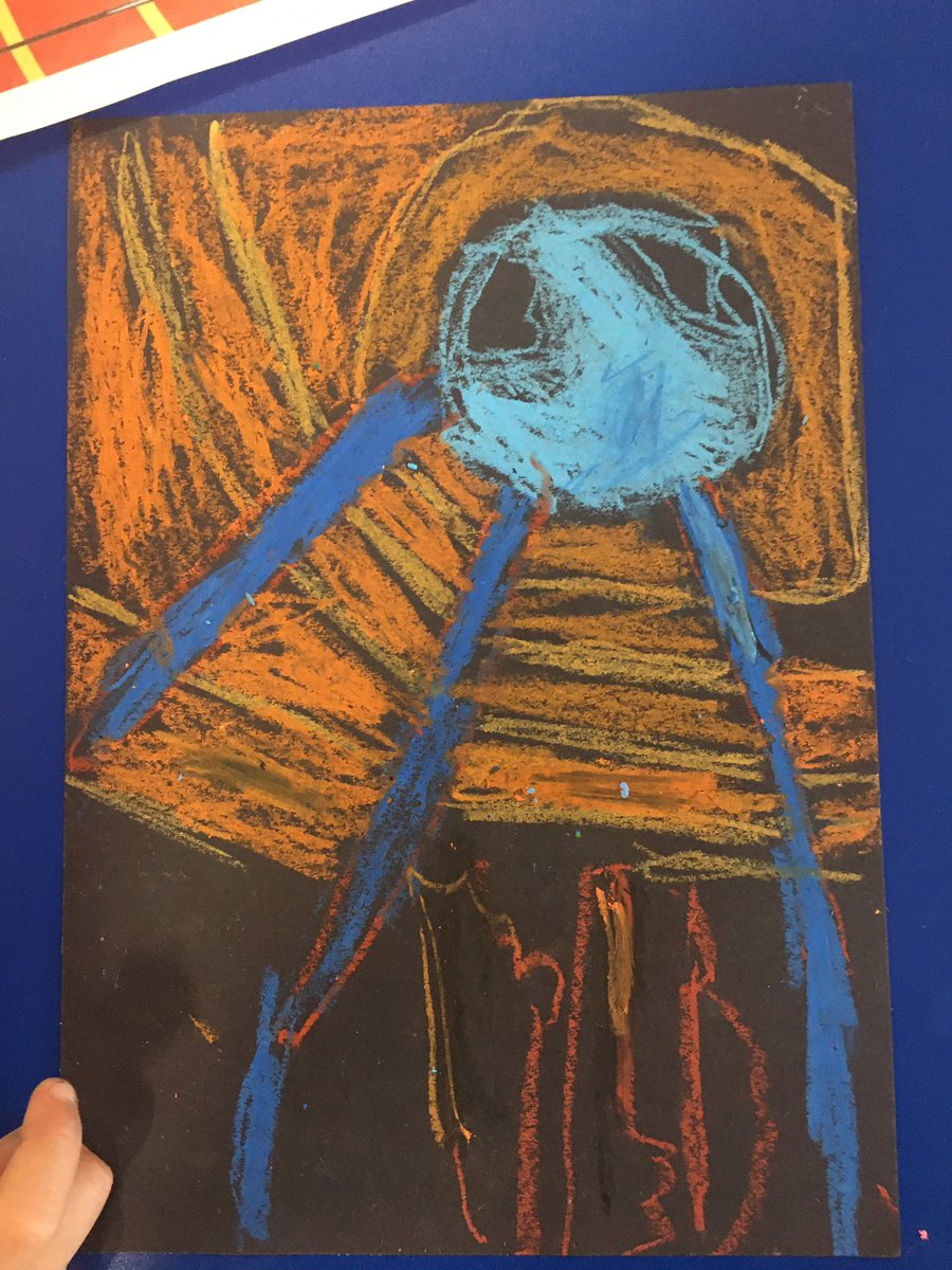 startStudiosUK's tweet photo. This week we made posters based on Soviet propaganda. The kids enjoyed using bold colours with oil pastels. #startstudios #artclass #childrenart #kidsart #oilpastel #sovietpropaganda https://t.co/ihyKdDgeWt
