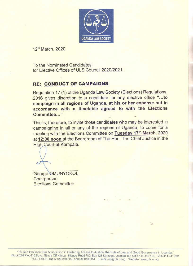 ULS Conduct Of Campaigns