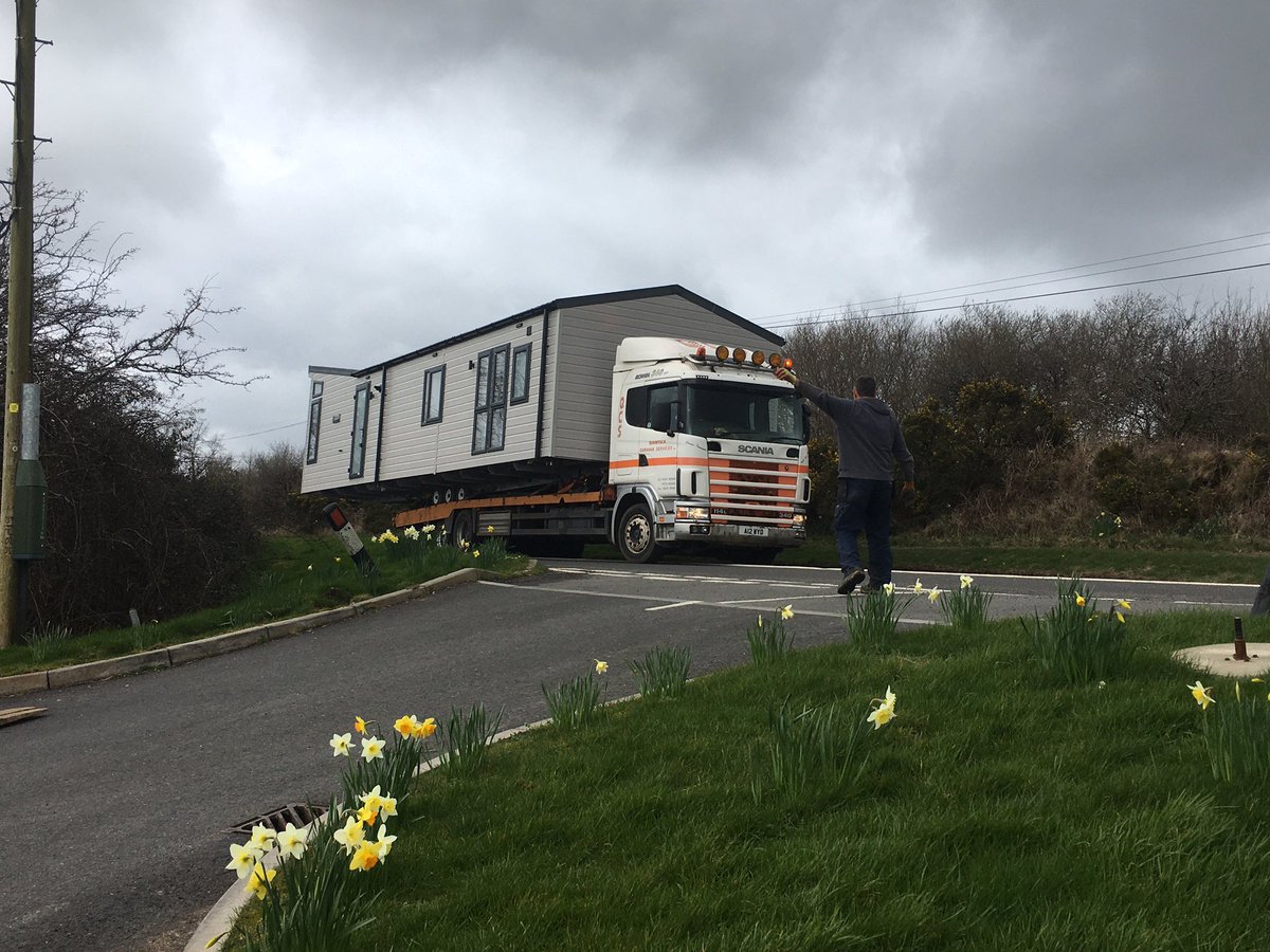CornwallCP's tweet image. Our new arrival at Tamar View Holiday Park  @Willerbyltd  Willerby Vogue Classique @SCounties