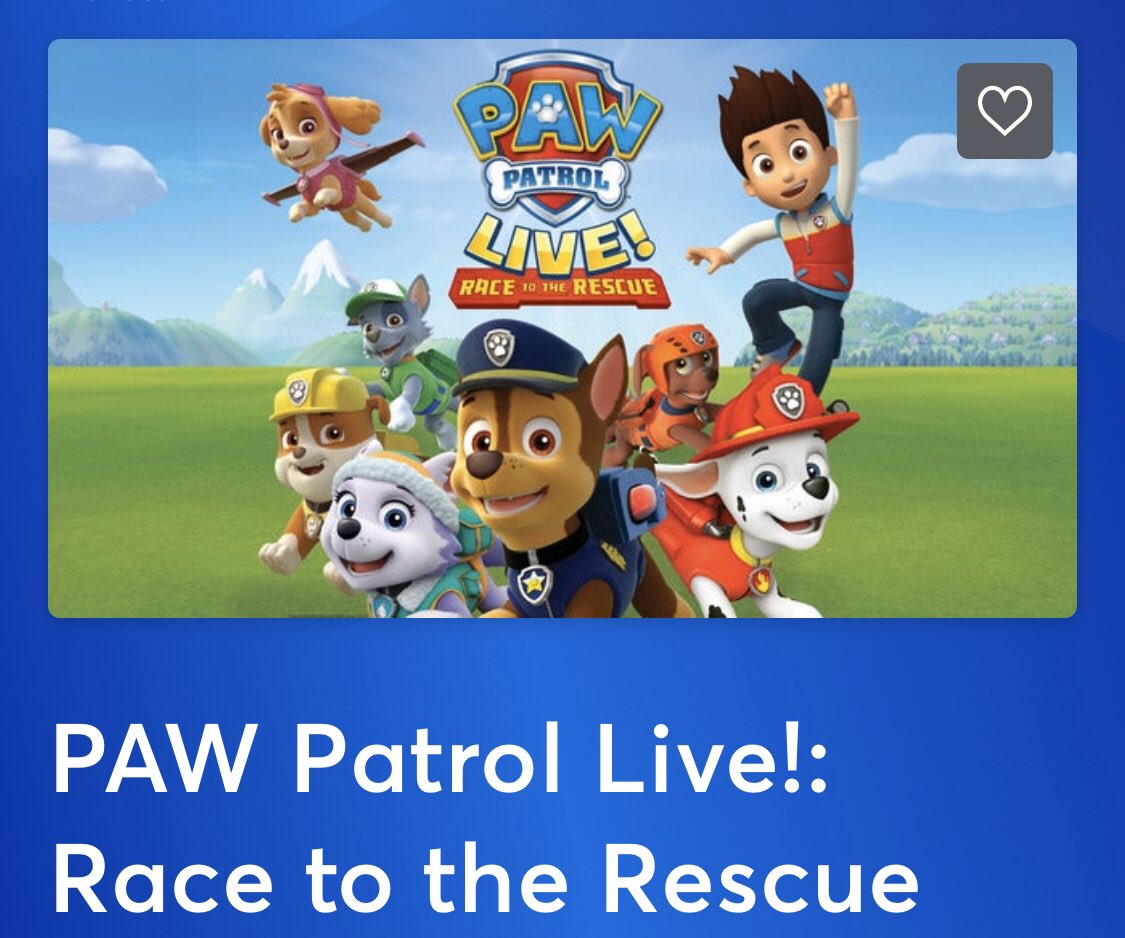 rkholsey15's tweet photo. Postponing the MLB season is one thing. But postponing @pawpatrol LIVE is a true tragedy. #YelpForHelp https://t.co/5lwn2wAQfl