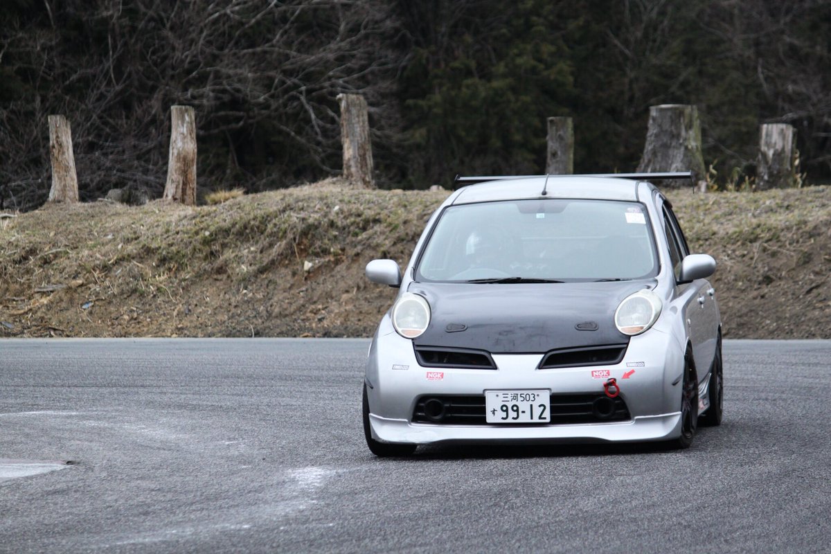 健ちゃん Ar Twitter 今更自己紹介 三河ナンバーですが 福岡でマーチ12srに乗ってます 峠からサーキットまで走ってます マーチ での最終目標は Cr14deターボで150ps以上 車重900kg切りです 車種問わず コラボお待ちしてます 長期休暇なら関東の方までコラボ