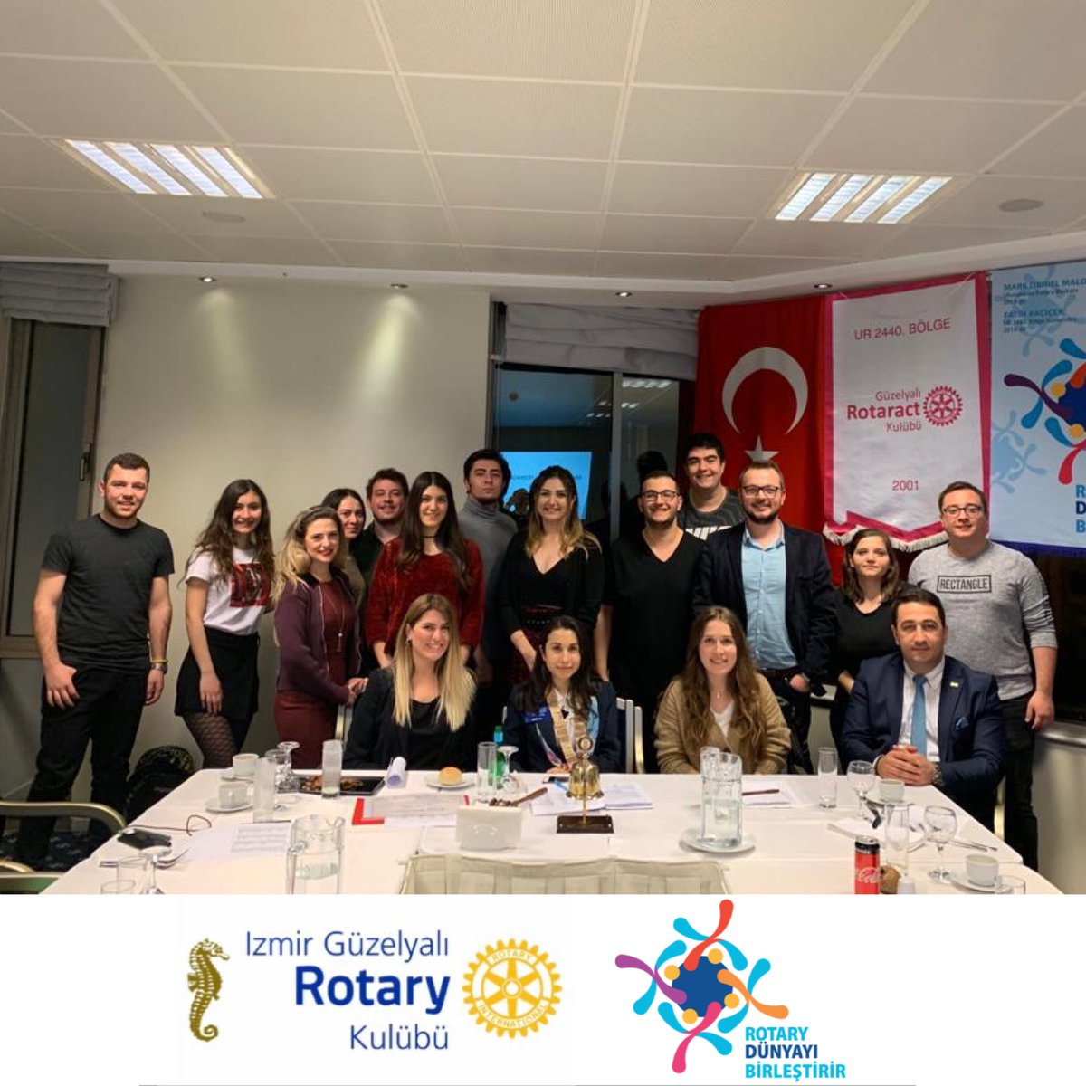 GuzelyalRotary's tweet photo. 9 Mart’ta Güzelyalı Rotaract Kulübümüzün toplantısına katılım gösterdik. https://t.co/nzdiHy0RpR
