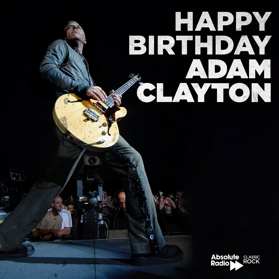 Happy birthday to trusty bassist Adam Clayton! He turns 60 today! 