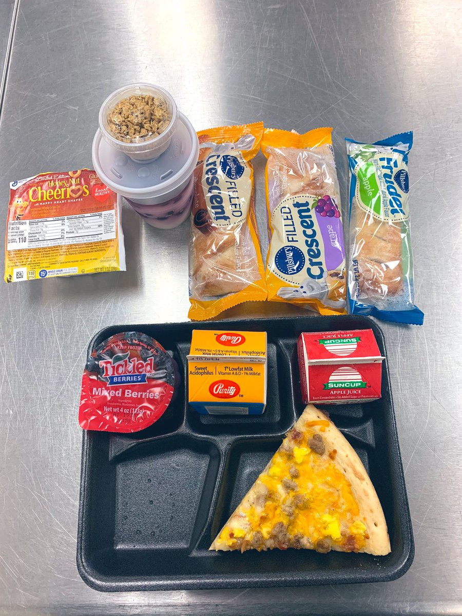 Today’s breakfast choices. #tigersden