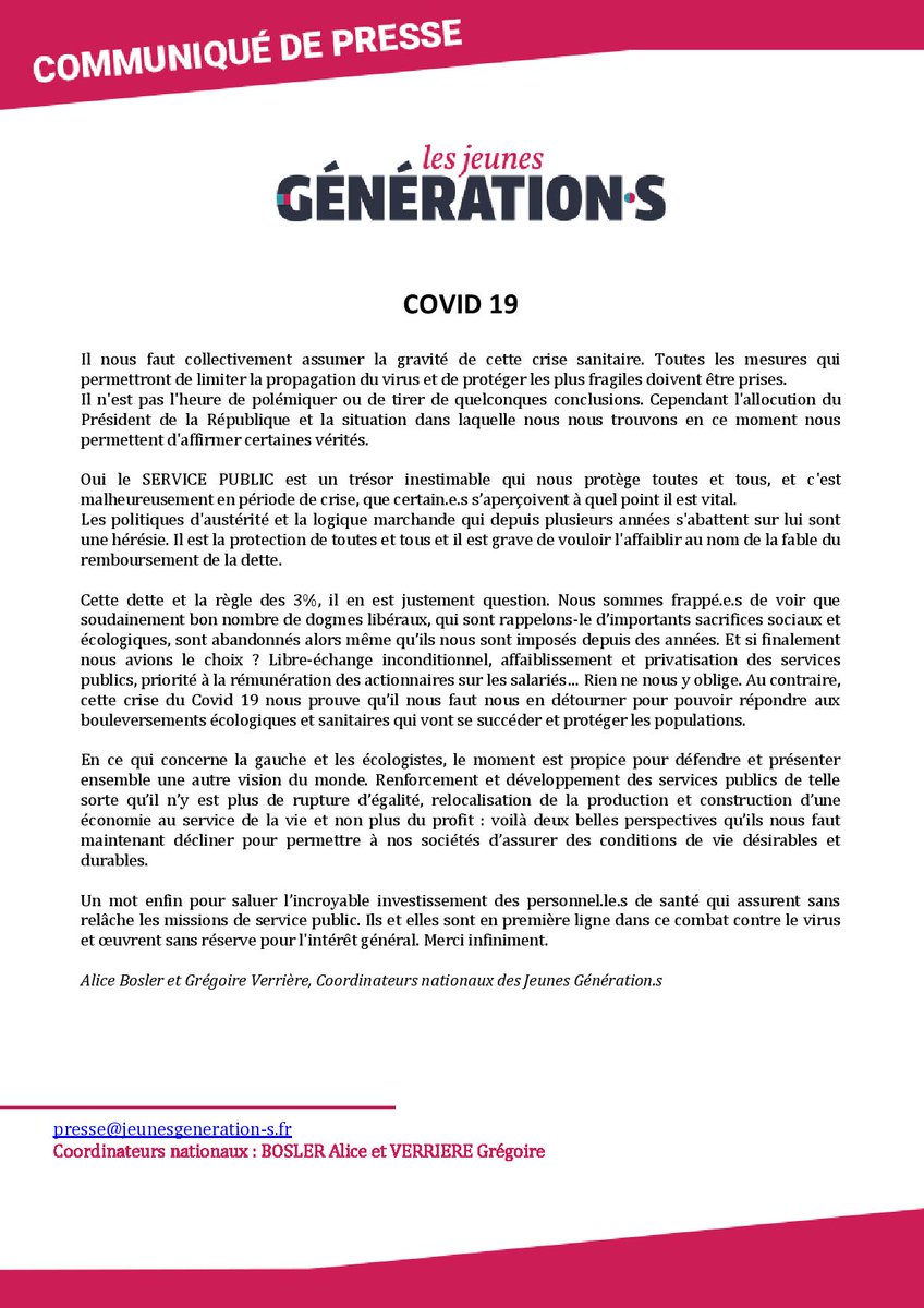 Les Jeunes Génération·s tweet media