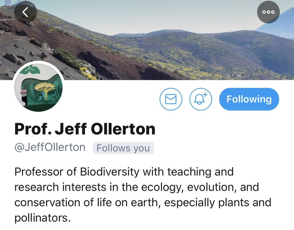 ICB_journal's tweet photo. #FollowFriday - here are some of our latest ICB followers. What a lot of varied interests and research everyone is doing.
@BeeBabette
@JesseGranger6
@JeffOllerton
@TJNear
#bees #electroreception #biodiversity #ichthyologist #scicomm #scientists #evolution #ecology https://t.co/7rfEmEHX30