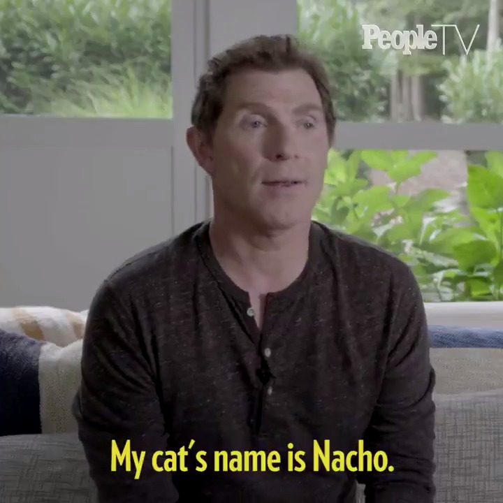 Celebrity chef @bflay tells us why he named his cat Nacho. Find out more about him and his adorable pet here: https://t.co/qicZsQR0S6 https://t.co/NKzXyRhkbU