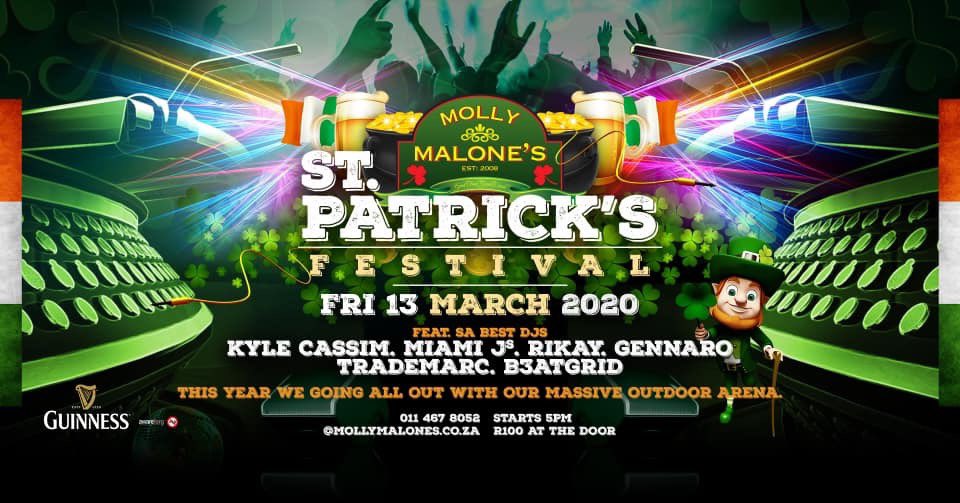 NicBoere's tweet photo. Tonight we party like the Irish!! Catch me at Molly Malones St Patricks Street Party 🎉 https://t.co/oT528ivYvz