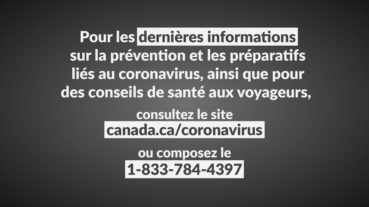 Le Fonds de réponse à la COVID 19, de 1G$  :
🇨🇦 500 M$ pour soutenir les provinces et territoires.
🔬275 M$ pour soutenir la recherche et le développement de vaccins et de contre-mesures.
👩‍⚕️50 M$ pour les travailleurs de première ligne.
Pour les dernières informations 👇👇👇