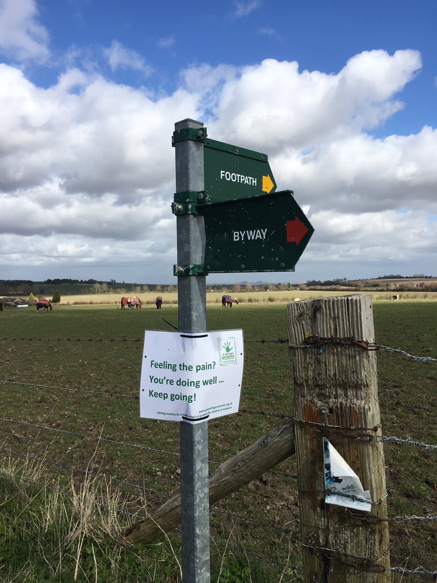 A helpful directional marker, thank you <a href="/Greenfingerscha/">Greenfingers Charity</a> ! #gardenreleaf2020 justgiving.com/fundraising/ho…