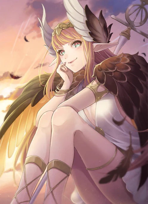 お仕事間お絵かきアイアイエーの春風#FGO 