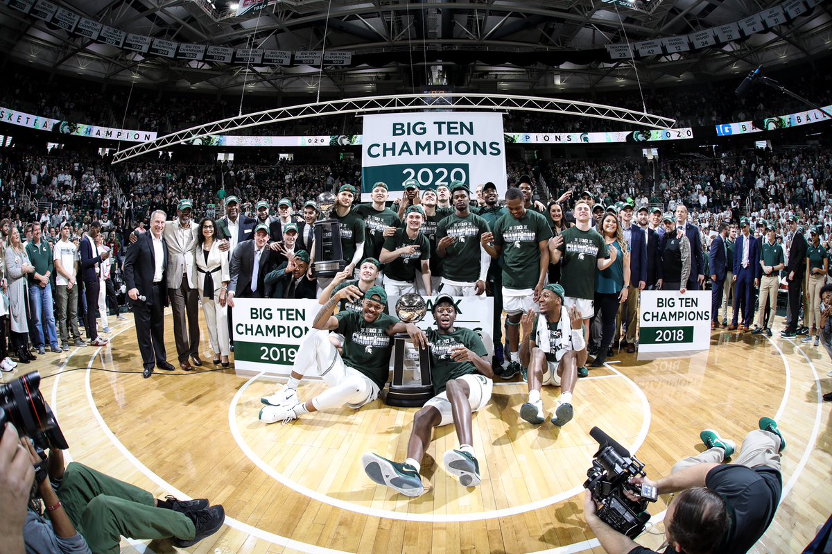 MSU_Basketball's tweet photo. Spartan Dawgs 💚 https://t.co/aUod7IKo6z