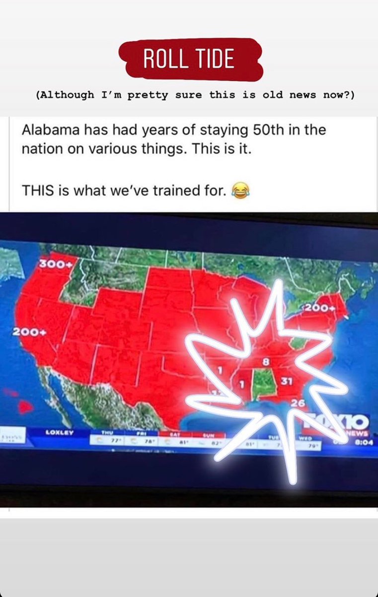 CoachCsPE's tweet photo. Hahaha😂🤣 ole bama. I love ya with my whole heart. People are going to be terrified of me when/if I go visit in the near future.😆🤦🏻‍♀️ (credit to Callan Conkle for the pic) https://t.co/UlIQIab1fp