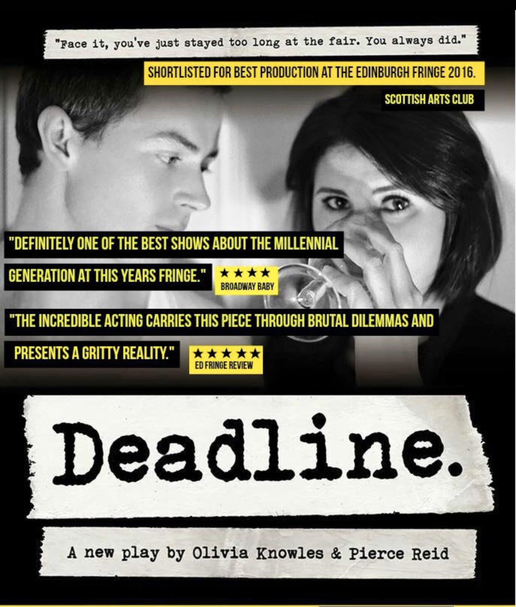We’re back baby! Three nights only 17,18,19 March. Glasgow international comedy festival. Hard Rock Cafe, Glasgow seetickets.com/event/deadline…