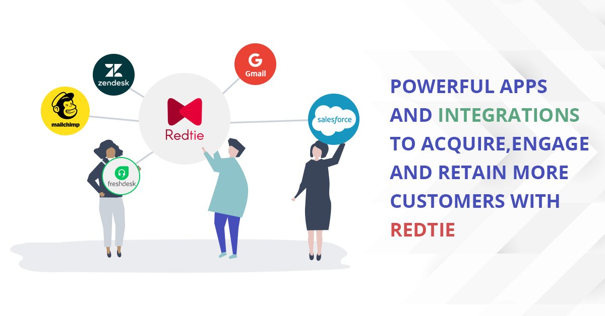 getredtie's tweet photo. #RedtieIntegrations Powerful apps and integrations to acquire, engage and retain more customers with Redtie. See how Redtie works with your favorite apps and web services to help you do more with your marketing.
#Mailchimp #SalesForce #Gmail #Zendesk https://t.co/yGyfo26MJJ