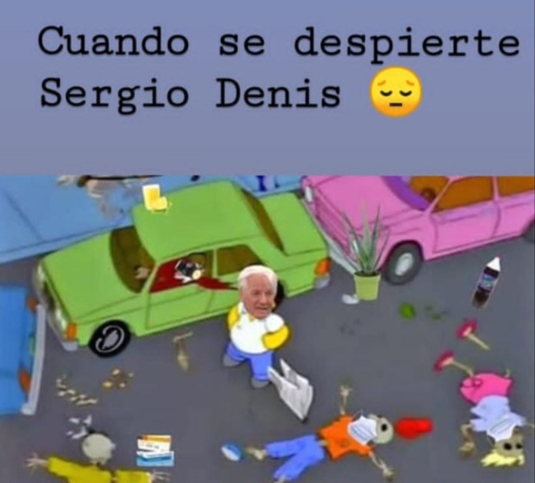 Cuando the walking dead predijo el destino de Sergio Denis.