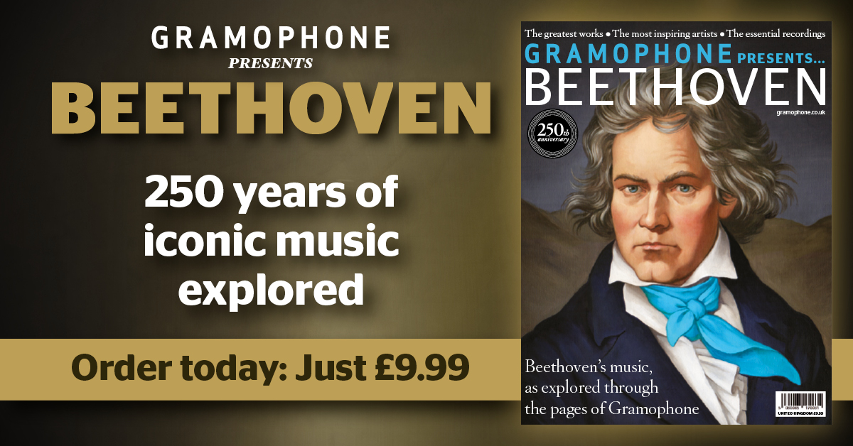 Get your copy of Gramophone's special collectors' edition marking the 250th anniversary of Beethoven's birth! 

In stores now or buy online: magsubscriptions.com/beethoven