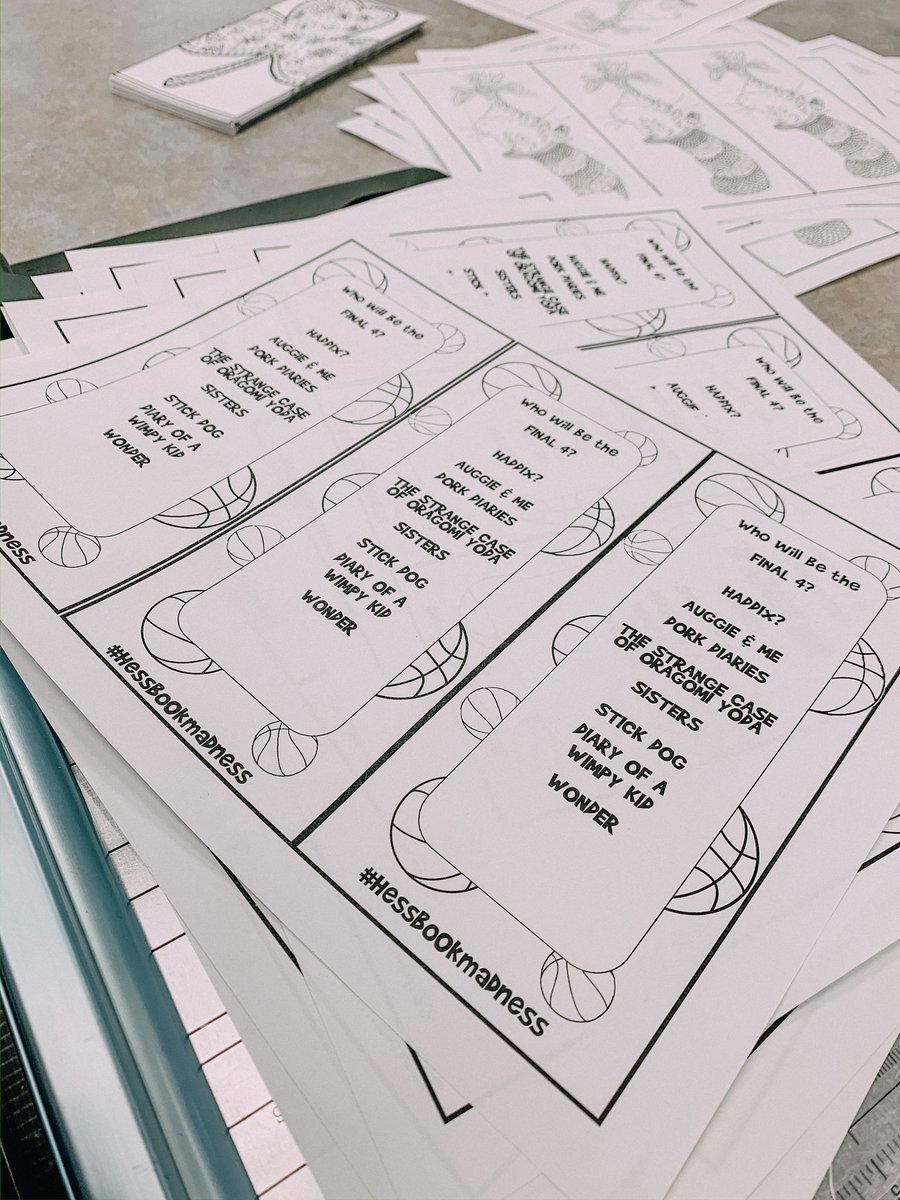 HessElmLibrary's tweet image. Bookmarks are the 🔑 to the Hess Hawk’s heart! ☺️