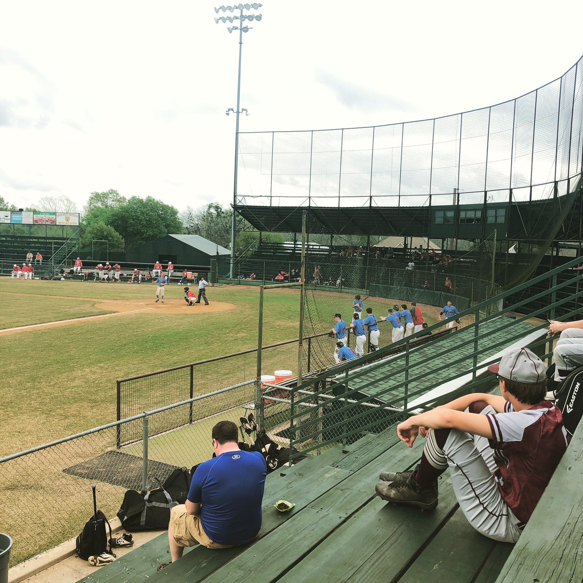 #ocatsbaseball has arrived in Weimar. Thanks for hosting, <a href="/WeimarBaseball/">Weimar Baseball</a>