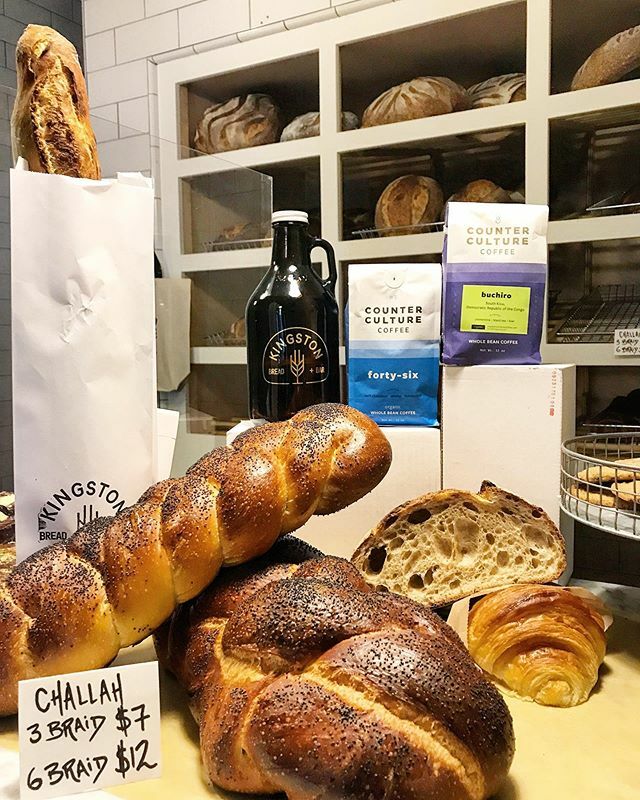 kingstonbread's tweet image. We’re open, and we plan to stay open as long as we’re healthy and county recommendations don’t contradict that decision. We’ve also got bread and growlers and coffee beans to-go, if you’re hunkering down this  weekend. You can find our menu on our websit… ift.tt/2TMLP4l