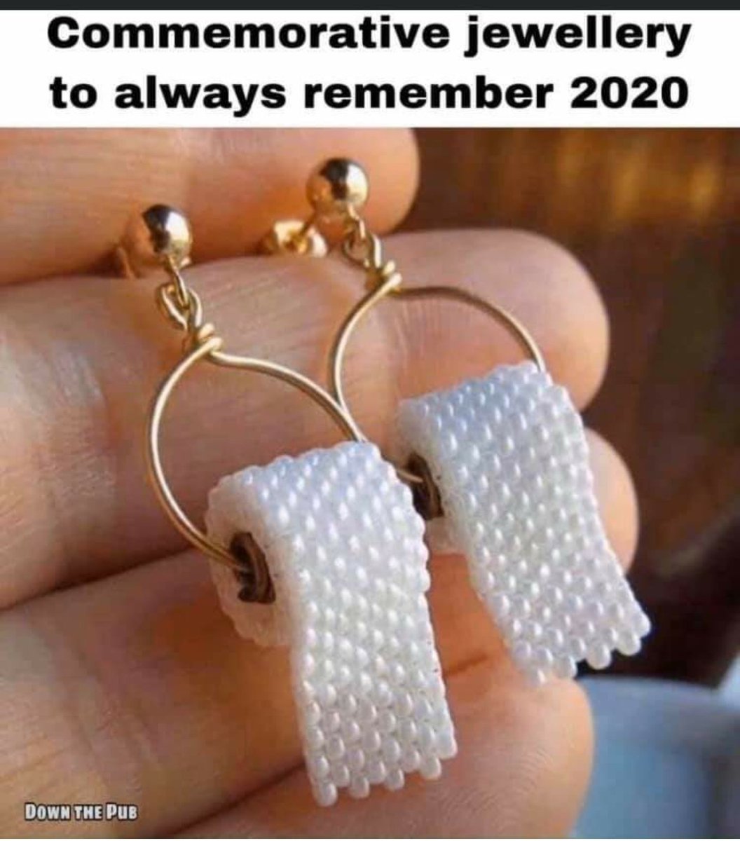 Commemorative jewelry to always remember the 2020 pandemic. #Covid_19 #panicbuying #Coranovirus #coronapocalypse #CoronavirusPandemic