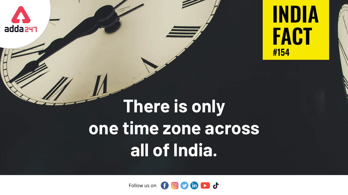 anilnagr's tweet photo. #Indiafact154

India has only one official time zone that goes by the name of Indian Standard Time Zone. The time is 5 hours and 30 minutes ahead of GMT.

For more such Amazing Facts stay tuned with us.

#Facts #Amazingfacts #Indiafacts #didyouknowfacts #thinkendless #Adda247 https://t.co/jgaVFMy8fq