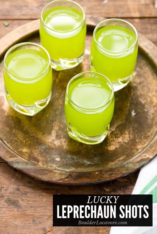 BoulderLocavore's tweet photo. Somehow this weekend can’t come fast enough. Cheers to that with Lucky Leprechaun Shots! A fruity cocktail shot perfect for what ails ya! RECIPE: https://t.co/koqGYWc1C9 https://t.co/CGvHxwWoPB