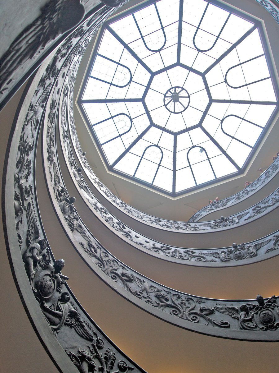 RomaExperience's tweet photo. The modern 'Bramante' spiral stairs of the Vatican Museums 

#vatican #vaticancity #pope #papa #holy #vaticantours #saintpeter #rome #walkingtour #privatetours #travelindustry #travelconsultant #travelagencies #travelagent #toursofrome #visititaly #italytravel #italianamerican https://t.co/K51HOqZcVj