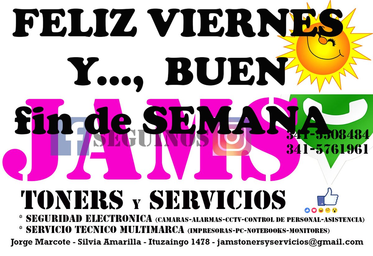jorgemarcote's tweet image. #cargadedatos #actualizacion #actualizaciones #servicios #dataentry #toners #toner #impresora #impresoras #computacion #insumosinformaticos #alarmas #camarasdeseguridad #monitoreo #serviciotecnicodeimpresoras #jamstonersyservicios #telefonos #clasescomputacion #cursosparamayores