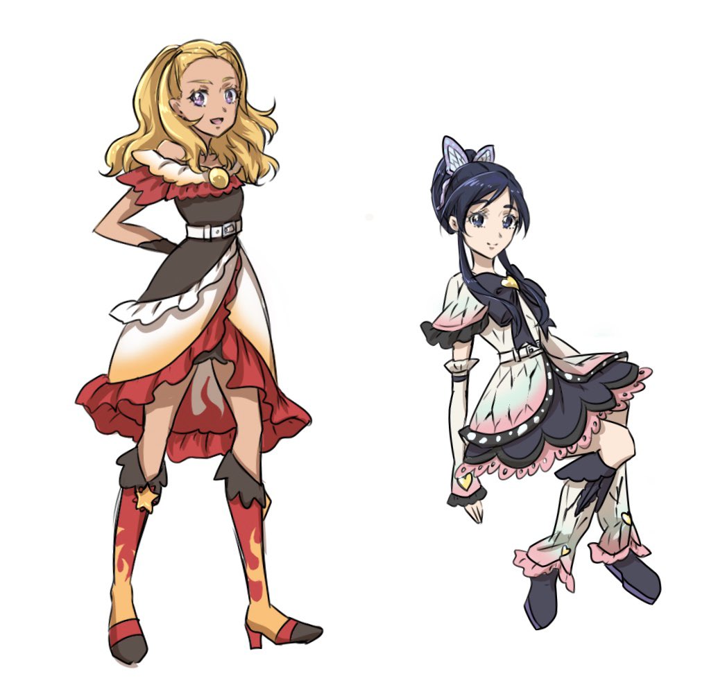 「えれな×杏寿郎
ほのか×しのぶ 」|みにーのイラスト