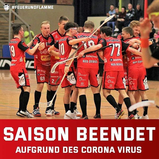 reddevils_org's tweet photo. Liebe Mitglieder, Übungsleiter und Eltern, liebe Helferinnen und Helfer sowie Engagierte, aufgrund der aktuellen Lage hat die SBK Ost den Spielbetrieb sämtlicher Ligen bis zum 19.04.2020 eingestellt. Der Floorball Verband Deutschland hat den Bundesliga-S… https://t.co/eXSrIGGCoG https://t.co/RLTktlvjIo