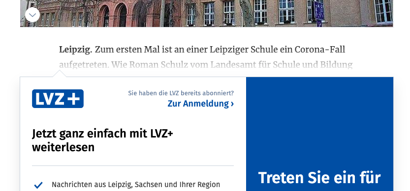 marcoIsantos's tweet photo. Wer wegen der einseitigen #obmle2020 Berichterstattung sein LVZ Abo gekündigt hat, kann sich die Artikel hinter der Paywall auch im Quelltext ansehen. #Servicetweet
Wie mensch sich den Quelltext in diversen Browsern anzeigen lässt erklärt Chip:
https://t.co/Oy55KejavC https://t.co/9S7q3ZCO1X