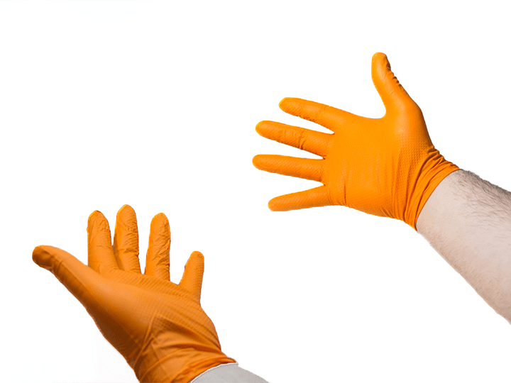 BevcraftLtd's tweet photo. We continue to have plenty of 50pk boxes of Gripster Nitrile gloves in stock right now ready for dispatch. S/M/L/XL in orange or black. Our low price offers remain valid including 10 boxes for €45 + VAT/Shipping or 5 boxes for €24.95 + VAT/Shipping. https://t.co/8GW3ZhoL7n https://t.co/GwagzGwHKu