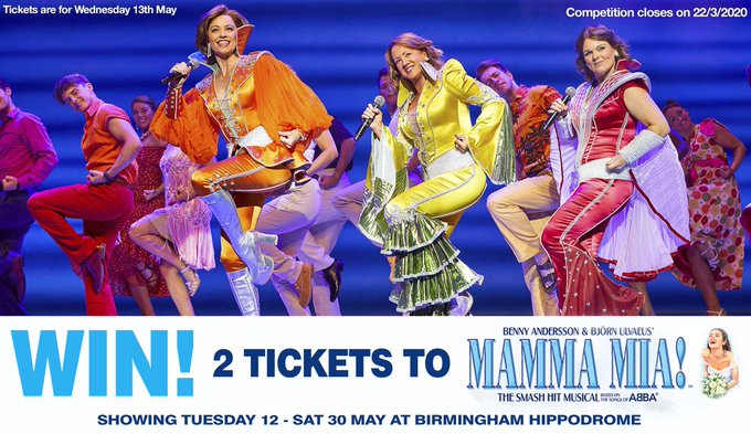 WhatsOnBrum's tweet image. #WIN!

2 tickets to @MammaMiaMusical which shows at @brumhippodrome from 12-30 May.

FOLLOW + RT before 22/3 to enter!