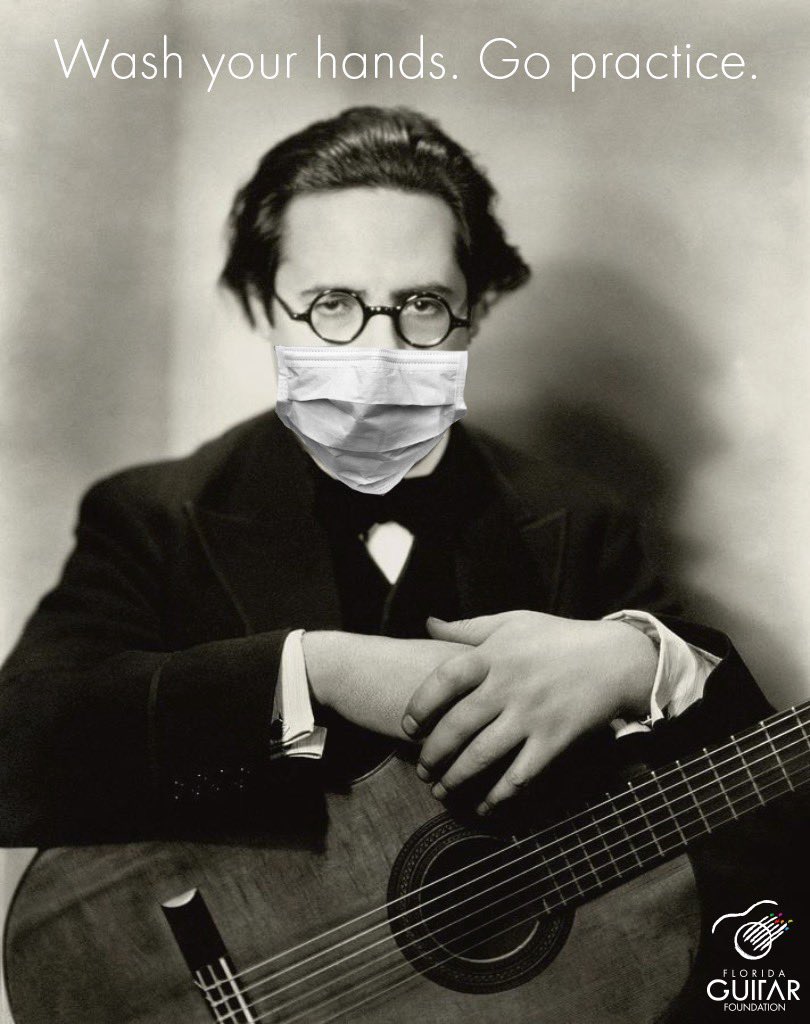 A message from Segovia #practice #coronavirus #classicalguitar