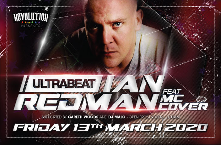💥 ULTRABEAT TONIGHT 💥
DJ Ian Redman and MC Cover take over in Red Square tonight. Supported by Gareth Woods this is ULTRABEAT'S first time in our newly refurbished clubroom so we're REALLY excited! 10pm-3am