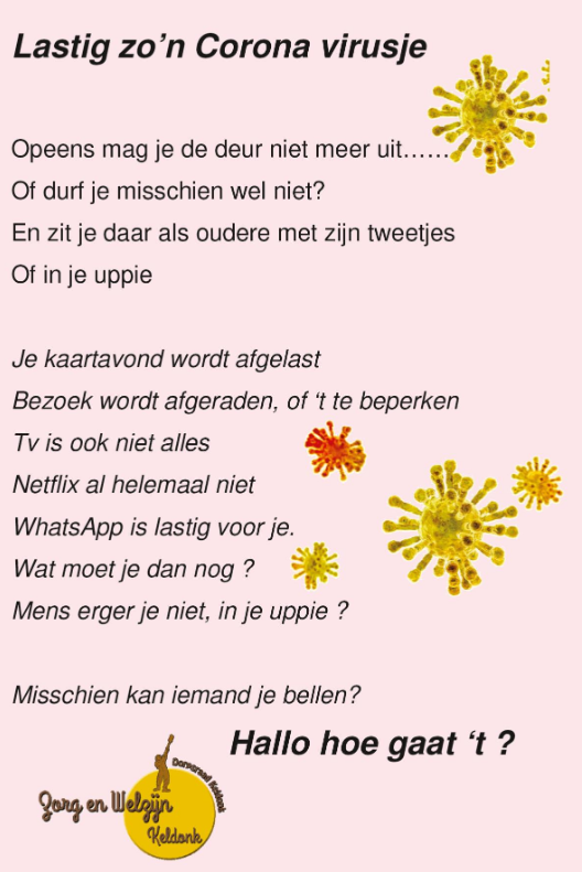 Keldonk's tweet image. Zojuist het overzicht met afgelastingen bijgewerkt op keldonk.nl/corona-virus-t…. Met de mooie tip van Zorg&amp;amp;Welzijn Keldonk: kijk nog meer naar elkaar om, of bel gewoon eens iemand. #corona #Keldonk