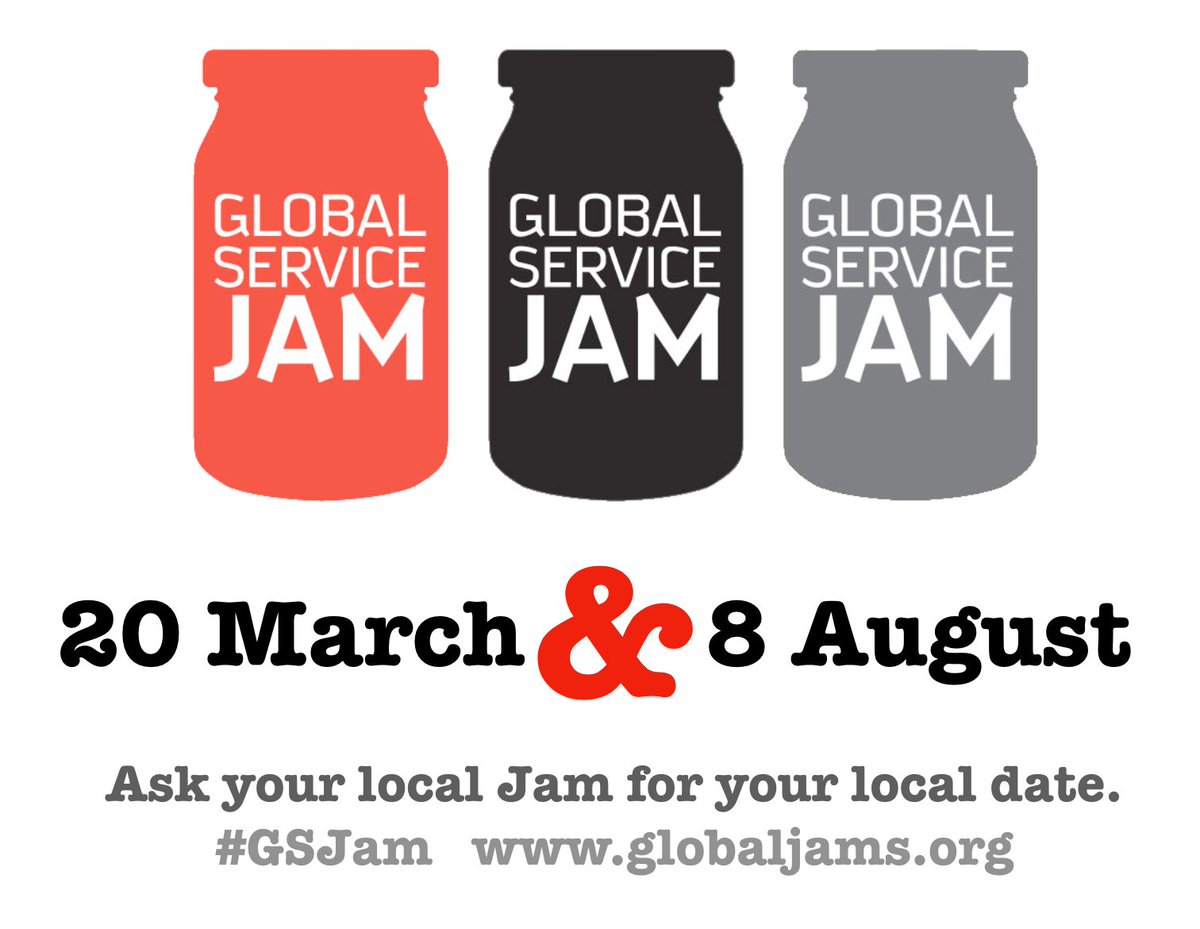 (PLS RT)
We will open the doors to #GSJam on TWO weekends this year – in March AND in August! This is to help our wonderful Jam Hosts respond to local #COVID19 situations. Contact your local Jam for info, and Jam healthy!