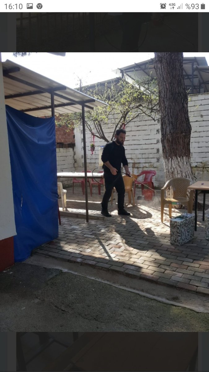 Okulumuzda  #coronawirus e karşı dezenfekte çalışmaları yapıldı.<a href="/imfuysal/">ismail uysal</a> @Hatice71426593 <a href="/GemikSenay/">Şenay Gemik</a> <a href="/aydogann45/">A.</a> <a href="/kemalpasa_mem/">Kemalpaşa İlçe Millî Eğitim Müdürlüğü 🇹🇷</a> <a href="/Fikret3581/">Fikret Yılmaz</a>