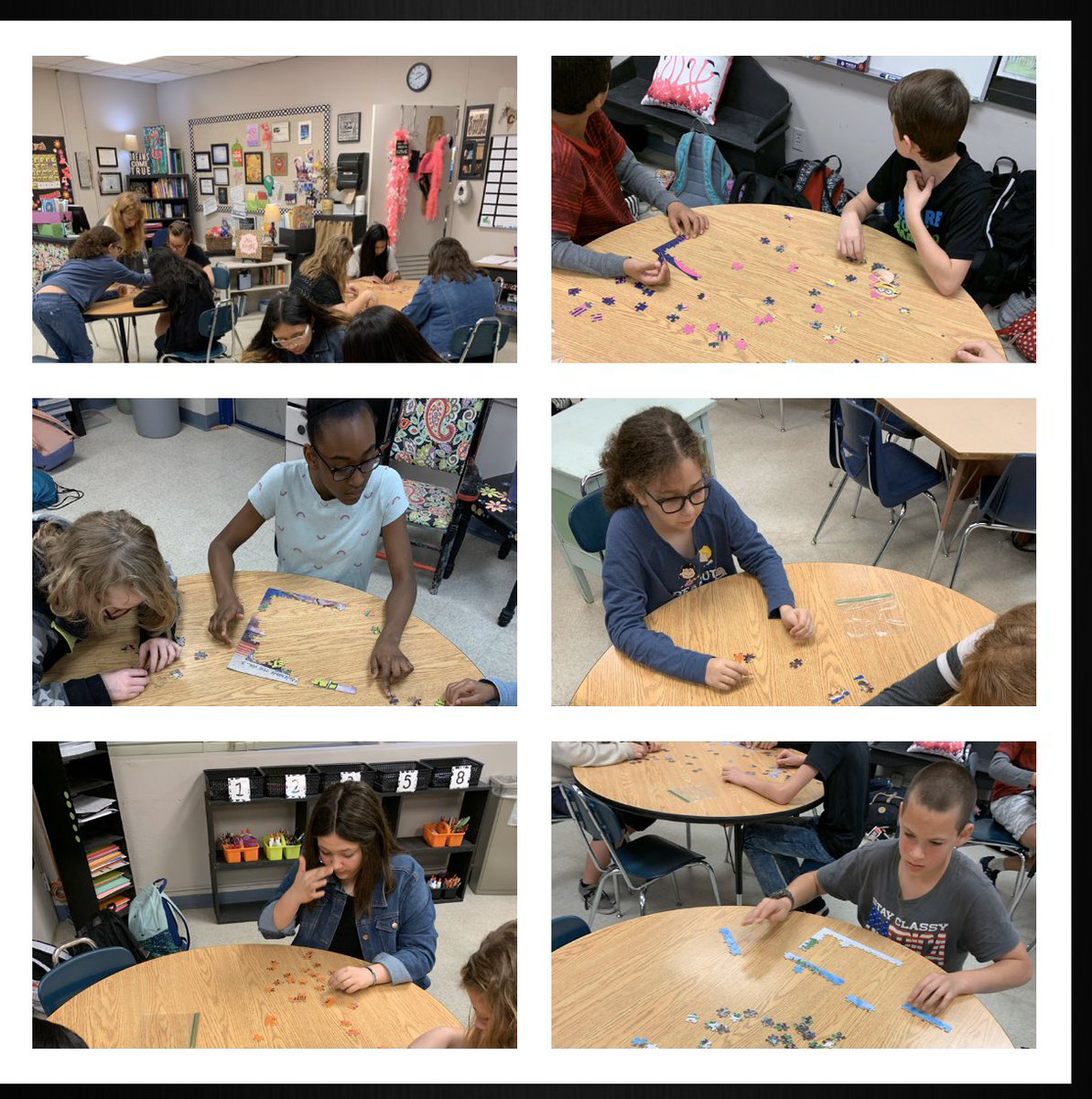 FaughtTeresa's tweet photo. INNOVATE ways to survive Friday the 13th before Spring Break 😳😳...while learning and having FuN‼️ TEAMWORK 👍🤓‼️#ThinkBigLISD @LampasasMS https://t.co/2Iv0MxcdO6