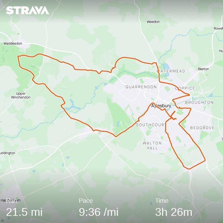 benefitHW's tweet photo. That’s it, long runs done!! Tough today with so much uncertainty whether it will go ahead or not!! But the miles are done, time to taper! @wheelpower @Marathon_Mcr #running #training #tapertime #100milechallenge https://t.co/LSs5EOKEaj