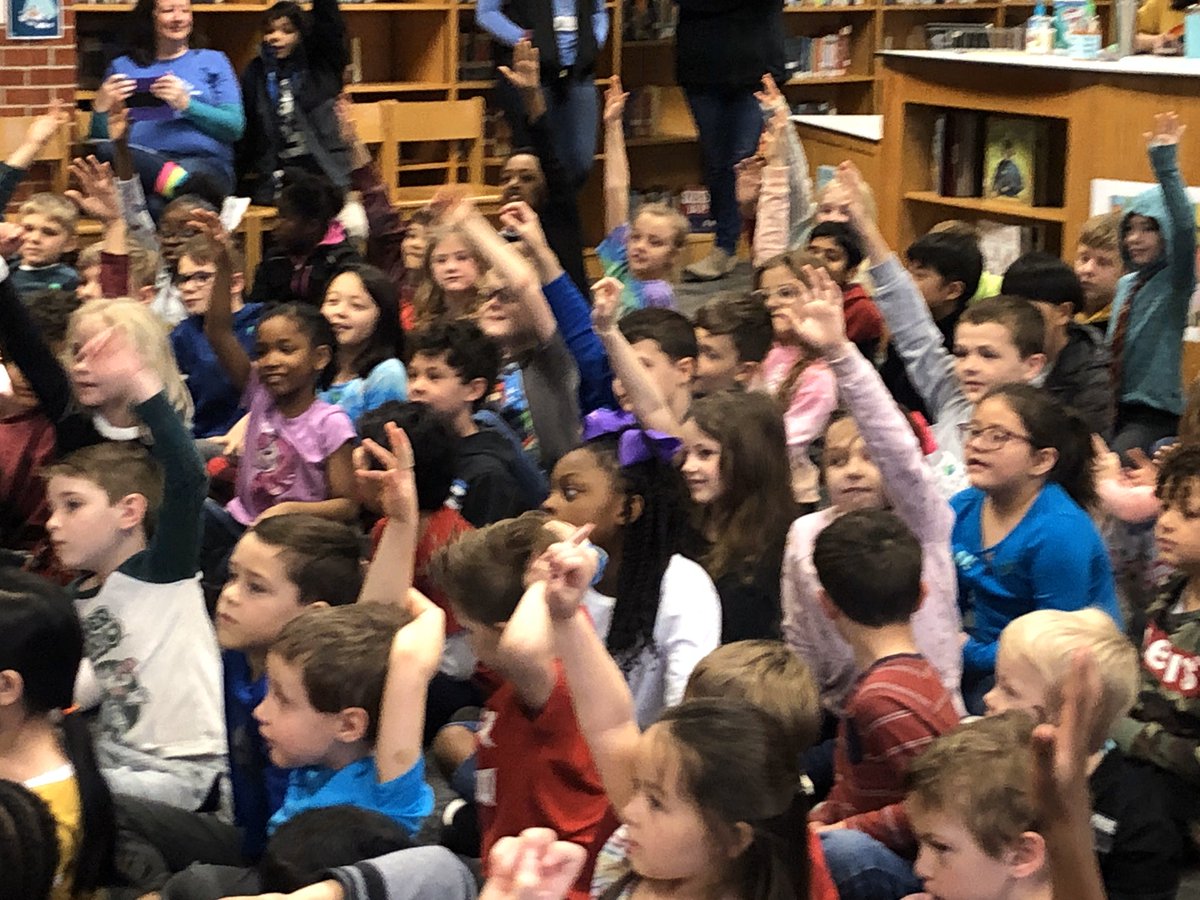 AmyMckinzie's tweet photo. Our 6th annual Reading with the Stars kicks off now with Senator @calebrowden. He’s reading You Don’t Want Want A Unicorn by @AmeDyckman #wearerbe #readingwiththestars https://t.co/QPrCiEdfZG