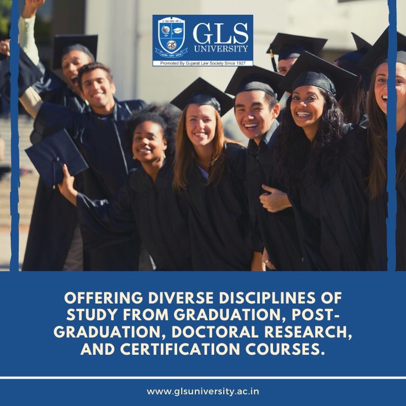 GlsUniversity's tweet photo. Offering diverse disciplines of study from graduation, post-graduation, Doctoral Research, and certification courses. #GLSUniversity #EducationalInstitute #Ahmedabad #EducationProvider #Ahmedabad_Education #Study #University #Education https://t.co/qo3oB4OkJ2