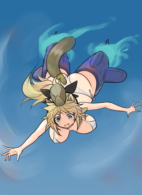 #キャサリン・オヘア生誕祭 #w_witch  誕生日とは関係ないですがなぜ少尉は着艦が下手なのか水平方向の安定性が悪いのかの検証実験。 