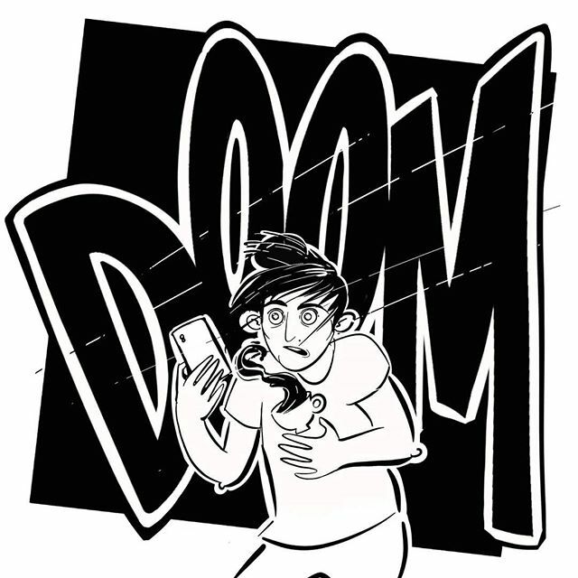 VERBOGRAPH's tweet photo. How are you all dealing with the daily doom? I know I am struggling. 
My anxiety and hypochondria are having a field day. 
There is a gleeful side of me that loves seeing the precariously balanced system we live in show  deep cracks under the weight of t… https://t.co/JDswvwlgwk https://t.co/8avmUrK3V6