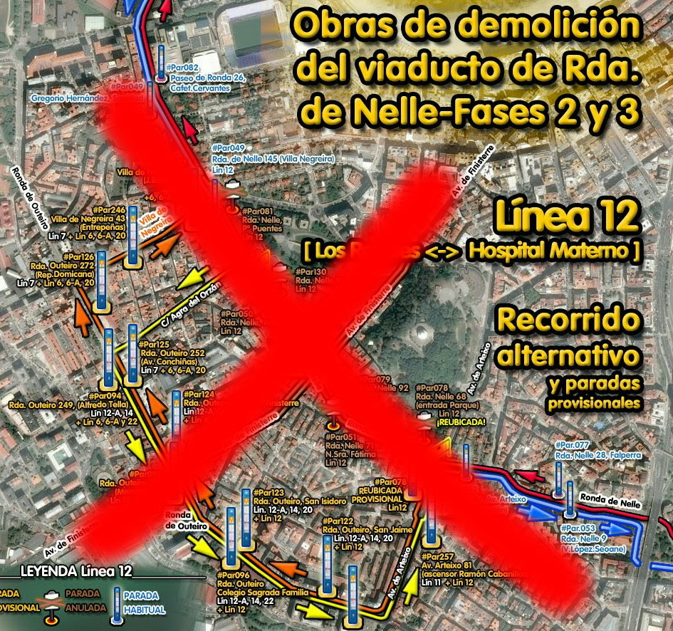 BlogBusurbano's tweet image. #Viernes13:
La #Lín12 vuelve a
recorrer la Rda de Nelle.

Ruta alternativa anulada.

(pues no teníamos constancia oficial de @TranviasCoruna. Se supone que están en contacto @ConcelloCoruna y empresa, ¿no? :)

Buena noticia recuperar un mínimo de normalidad en cualquier aspecto