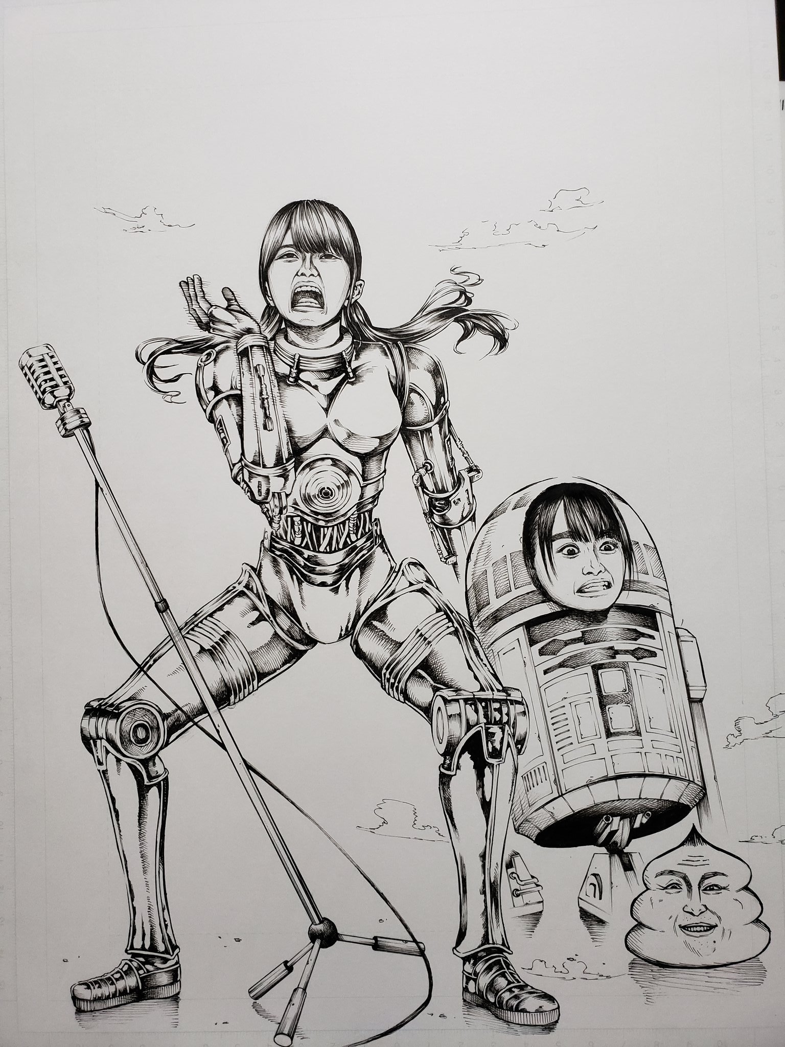 西 あらい 日向坂46 加藤史帆 丹生明里のイラスト 日向坂で会いましょう で 難し過ぎるジェスチャーゲームのお題 臭いが気になって 漫才に集中できないr2 D2とc3 Po をやる かとし 丹生ちゃん