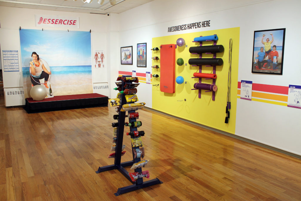 InformalityBlog's tweet photo. Eye of the Tiger, Belly of the Beast. Jessercise at UCM Gallery of Art &amp; Design https://t.co/7VgxZfhGfn https://t.co/a5SEkx6LHf