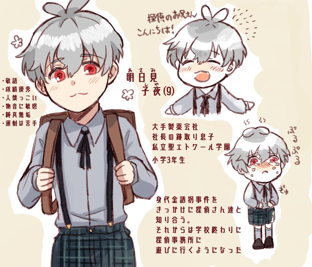 怪盗ショタでお邪魔いたします…!
ネズミちゃんです!よろしくお願いします～!
#創作etc 
