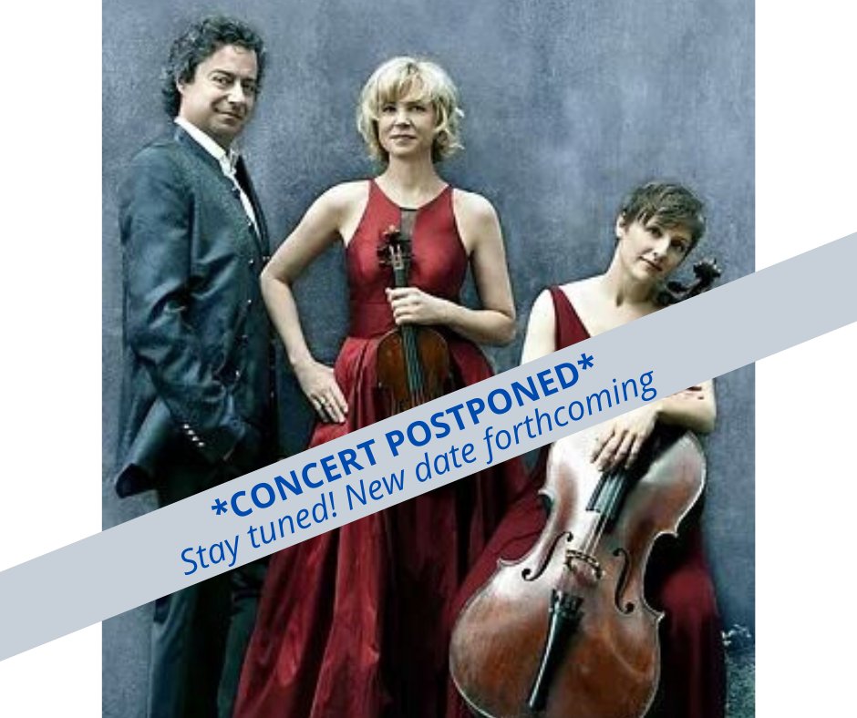 mcvinneyaud's tweet photo. The Trio Solisti Concert scheduled for Thu., March 19th is postponed. Stay tuned! New date forthcoming. https://t.co/7aQfi4dn62